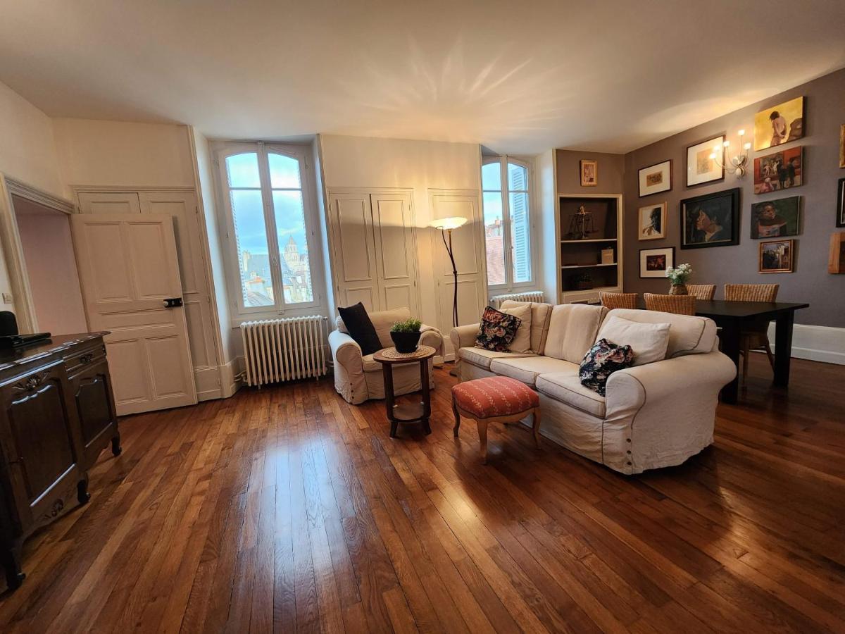 Apartment Bonnard - Best View In Dijon 90 Sqm Airconditioned Apart Exterior foto